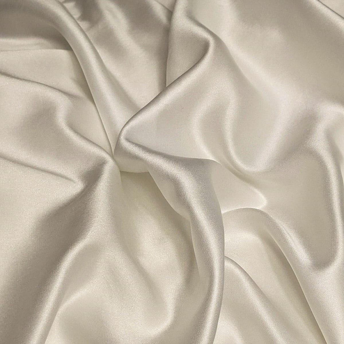 White Butter Silk draped in soft folds